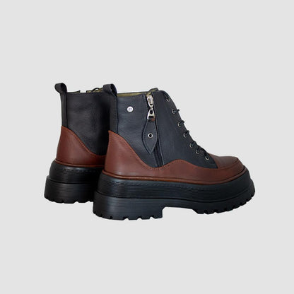 BOTINES PARA MUJER CARLA CUERO MIEL