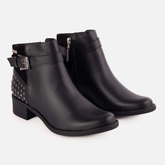 BOTINES PARA MUJER JAVA NEGRO