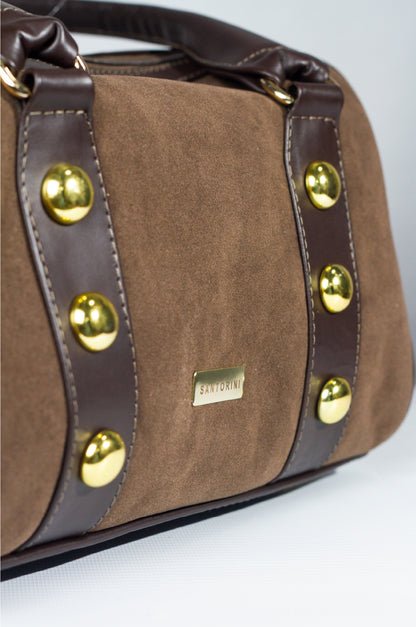 BOLSOS VALEN CUERO CAFE