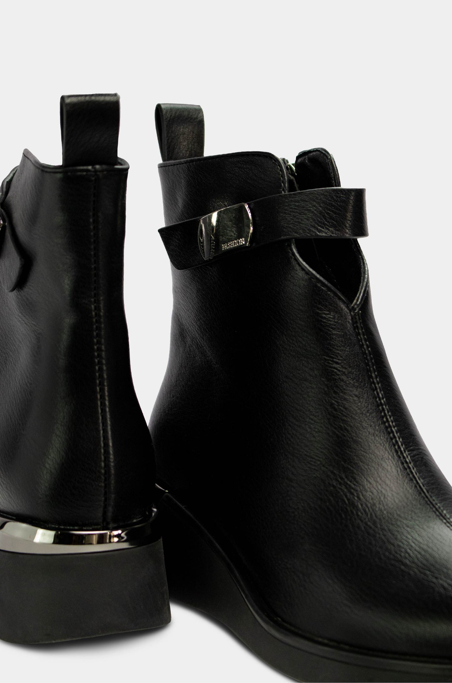 BOTINES PARA MUJER TERRENAL NEGRO