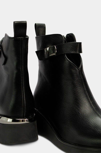 BOTINES PARA MUJER TERRENAL NEGRO