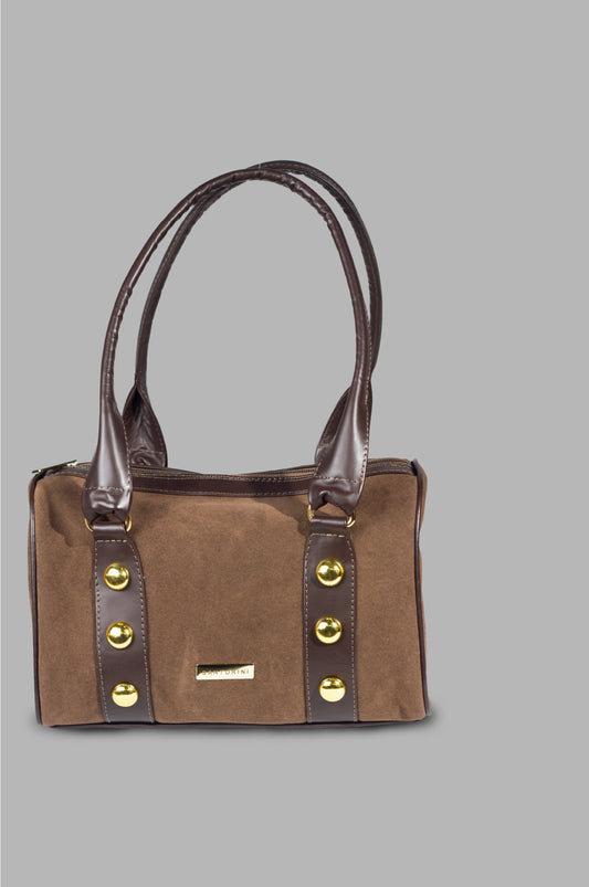 BOLSOS VALEN CUERO CAFE