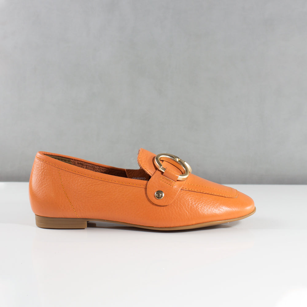 ZAPATOS PARA MUJER HOUSTON CUERO NARANJA