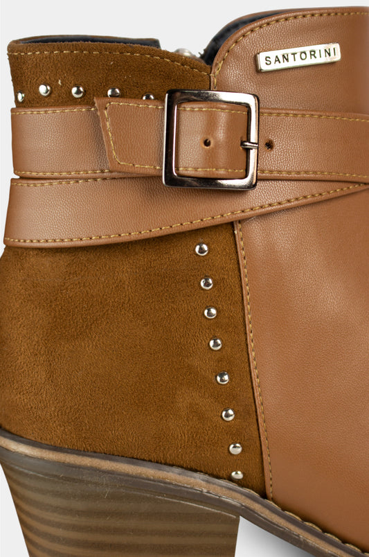 BOTINES PARA MUJER ESTELAR MIEL