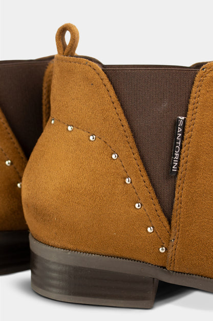BOTINES PARA MUJER DESTELLO MIEL