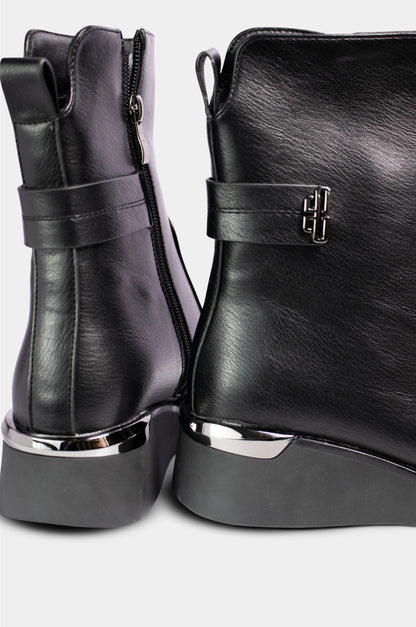 BOTINES PARA MUJER OBSIDIANA NEGRO