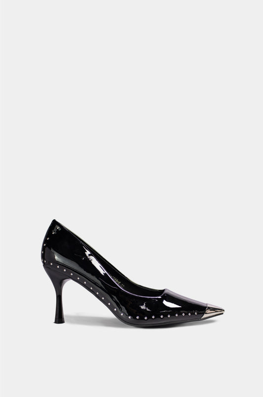 TACONES PARA MUJER VERTICAL NEGRO