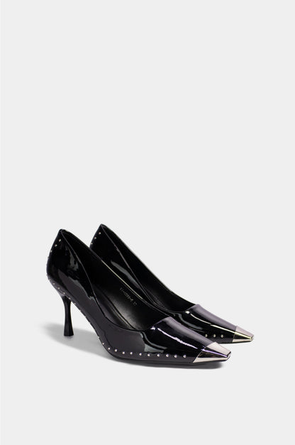 TACONES PARA MUJER VERTICAL NEGRO