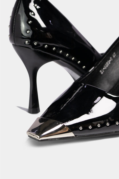 TACONES PARA MUJER VERTICAL NEGRO