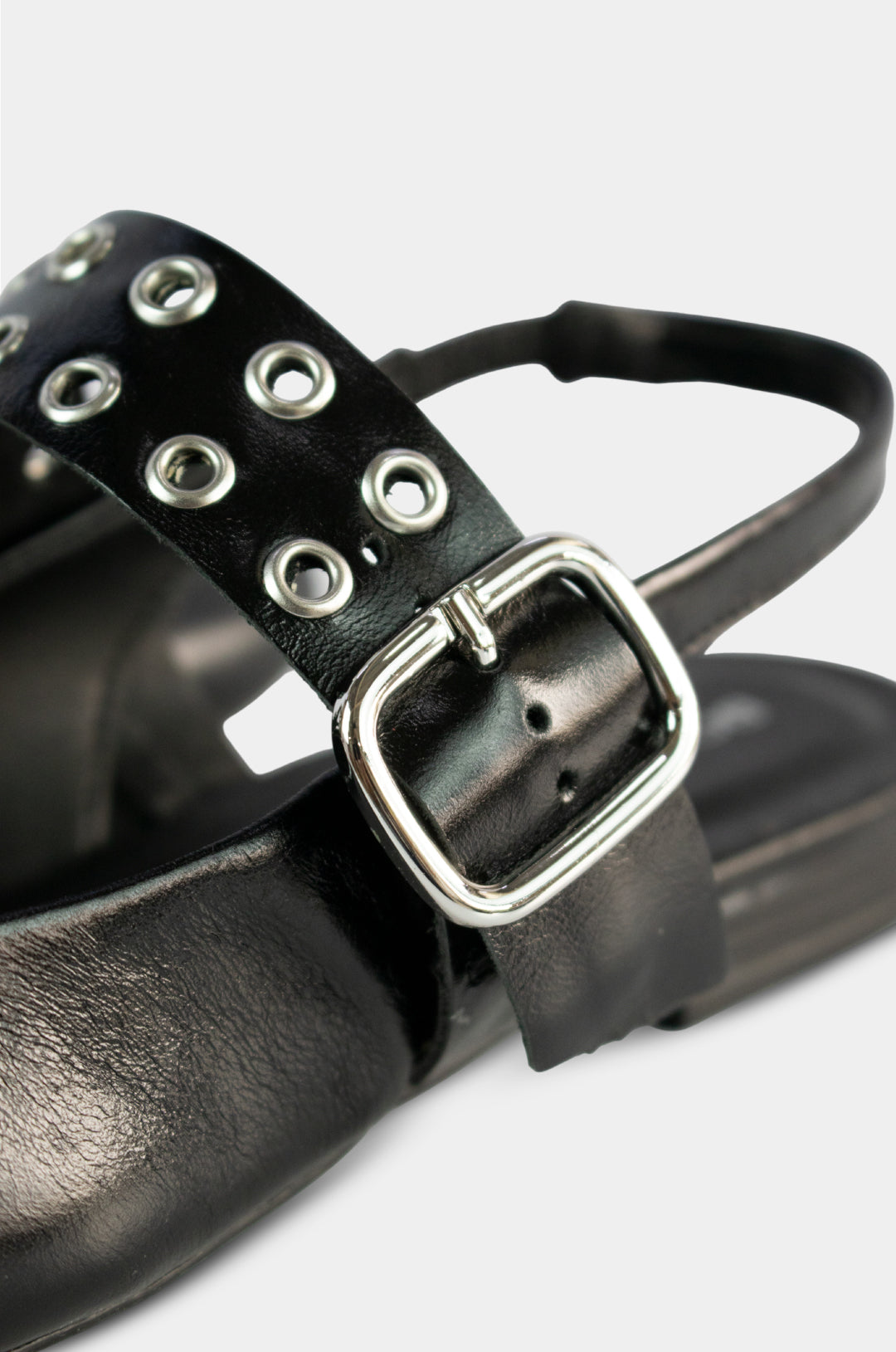 BALETAS PARA MUJER AVELA CUERO NEGRO