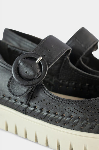 ZAPATOS PARA MUJER OREA CUERO NEGRO