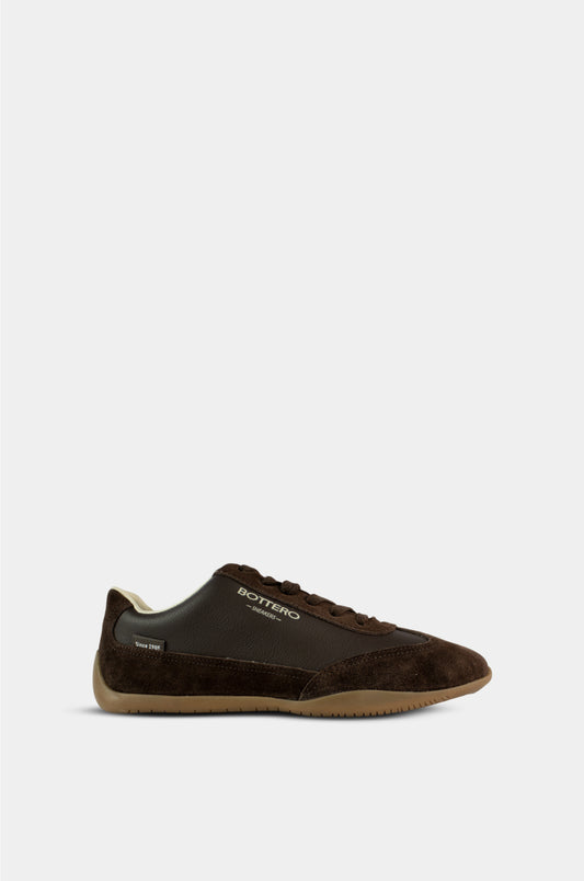 TENIS PARA MUJER BRUMEA CUERO CAFE