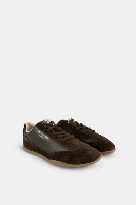 TENIS PARA MUJER BRUMEA CUERO CAFE