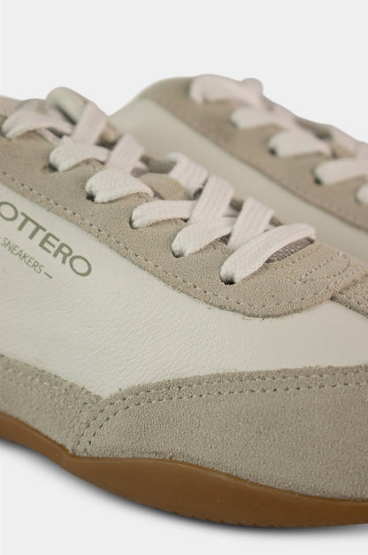 TENIS PARA MUJER BRUMEA CUERO BLANCO