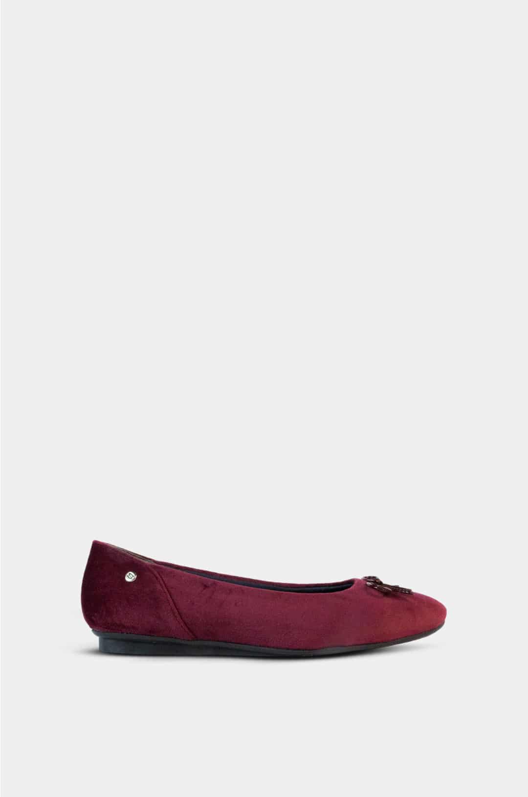 BALETAS PARA MUJER LUZ VINOTINTO