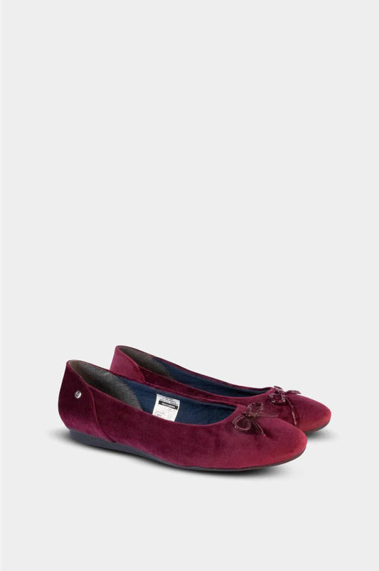 BALETAS PARA MUJER LUZ VINOTINTO