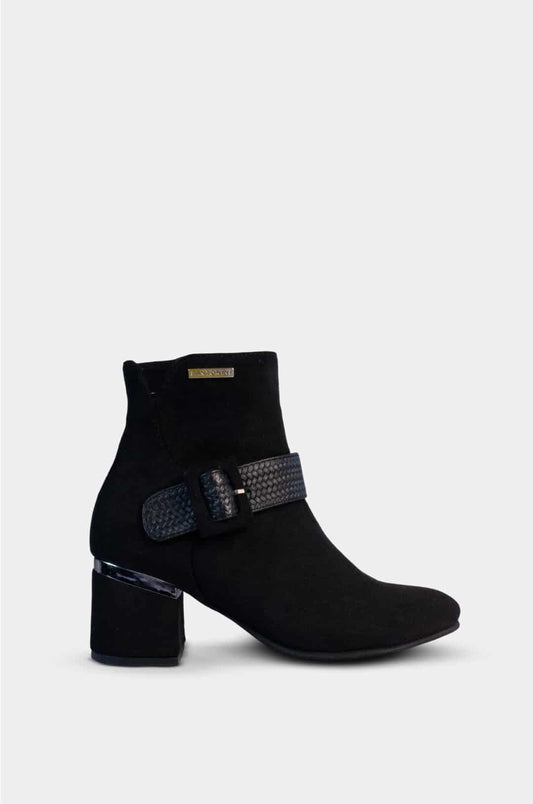 BOTINES PARA MUJER SUTIL NEGRO