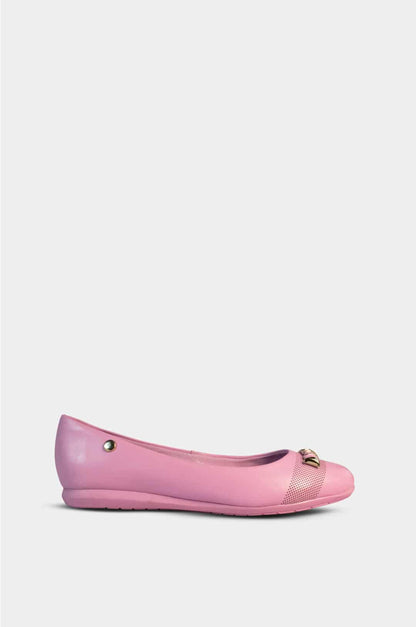 BALETAS PARA MUJER VITAL CUERO ROSA