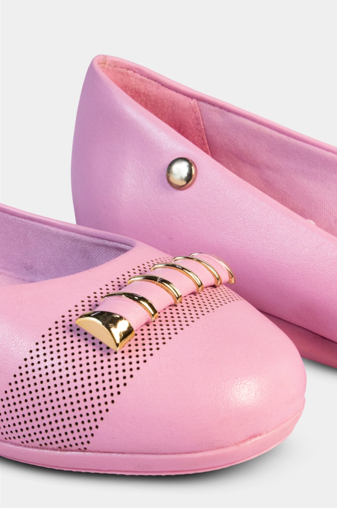 BALETAS PARA MUJER VITAL CUERO ROSA