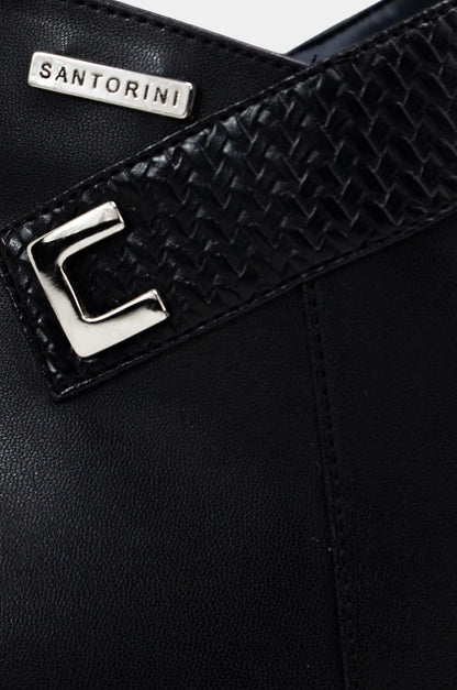 BOTINES PARA MUJER SEDA NEGRO
