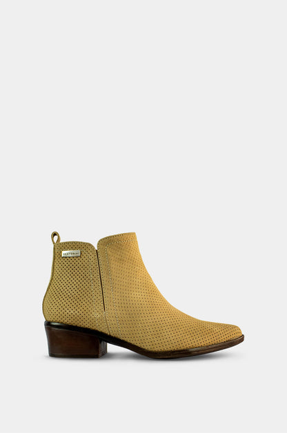 BOTINES PARA MUJER BOHO CUERO TAUPE