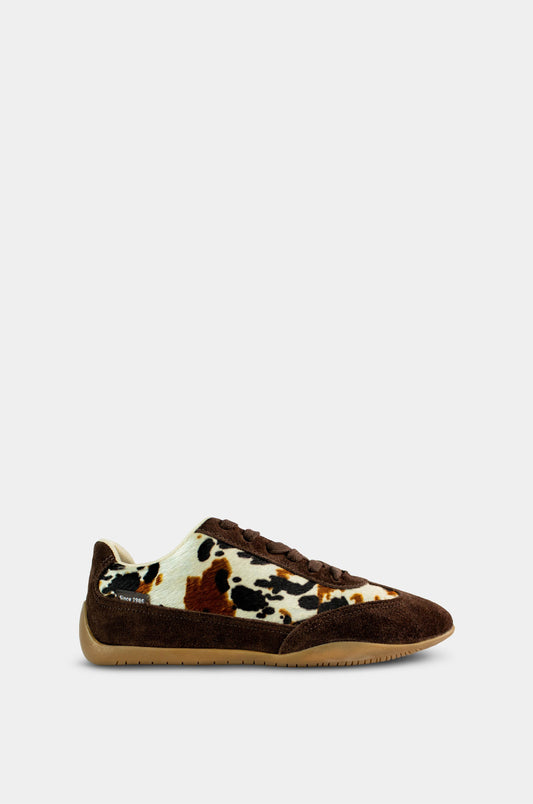 TENIS PARA MUJER IRIA CUERO CAFE