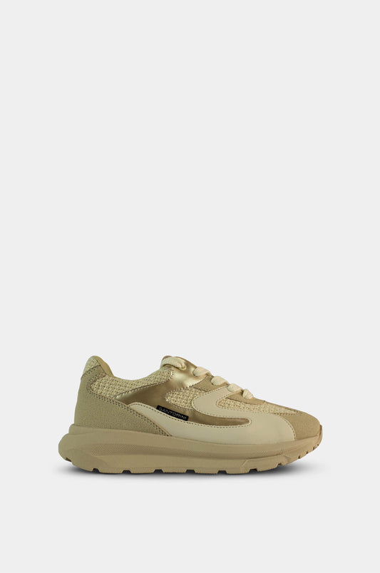 TENIS PARA MUJER MOKA DORADO