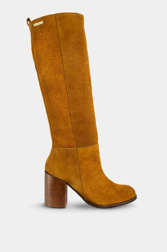 BOTAS PARA MUJER POLICARPA CUERO MIEL