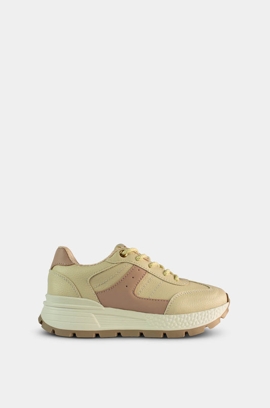 TENIS PARA MUJER GLOW BEIGE