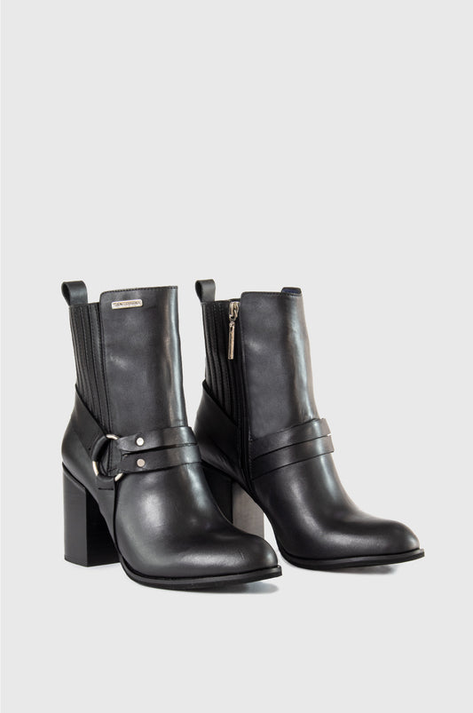 BOTINES PARA MUJER ANNAIS NEGRO