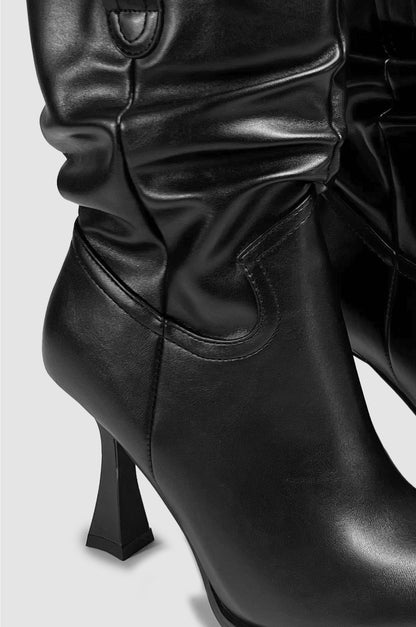 BOTAS PARA MUJER ZURA NEGRO