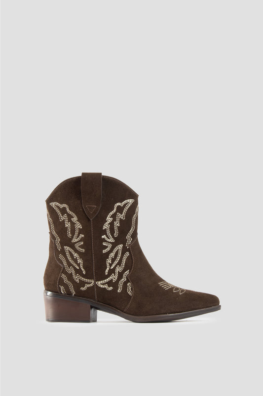 BOTINES PARA MUJER JESSIE CAFÉ