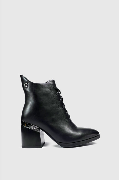 BOTINES PARA MUJER LORA NEGRO