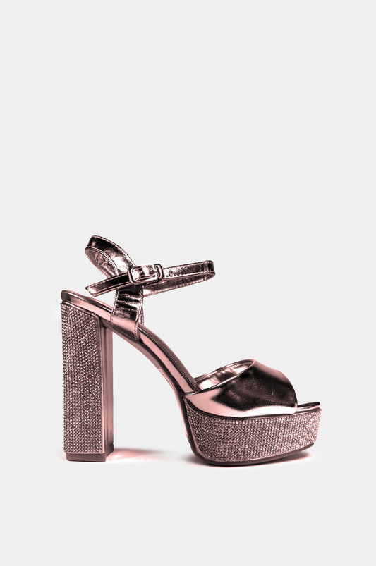SANDALIAS PARA MUJER VIDRA DORADO