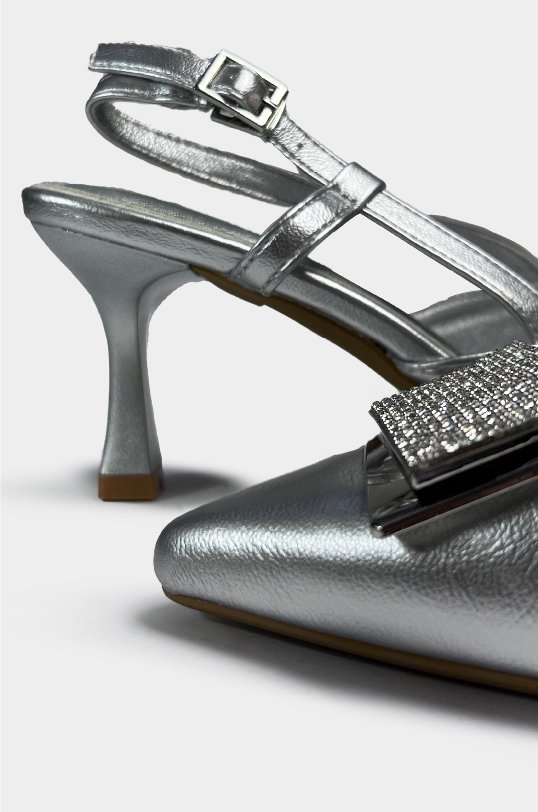 TACONES PARA MUJER SIRA PLATA