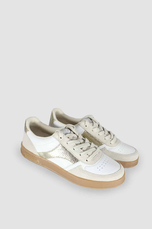 TENIS PARA MUJER CHANA CUERO BLANCO