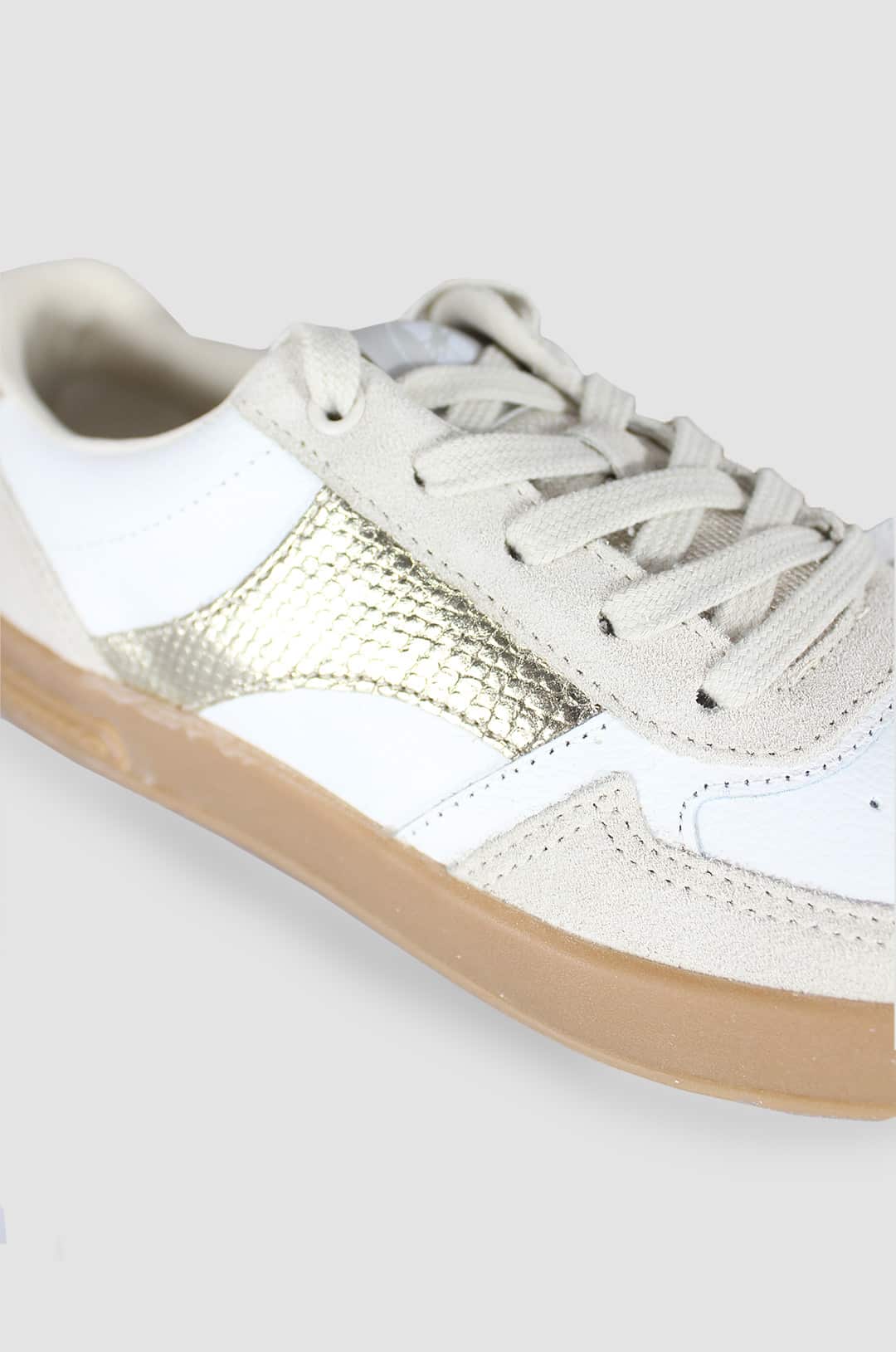 TENIS PARA MUJER CHANA CUERO BLANCO