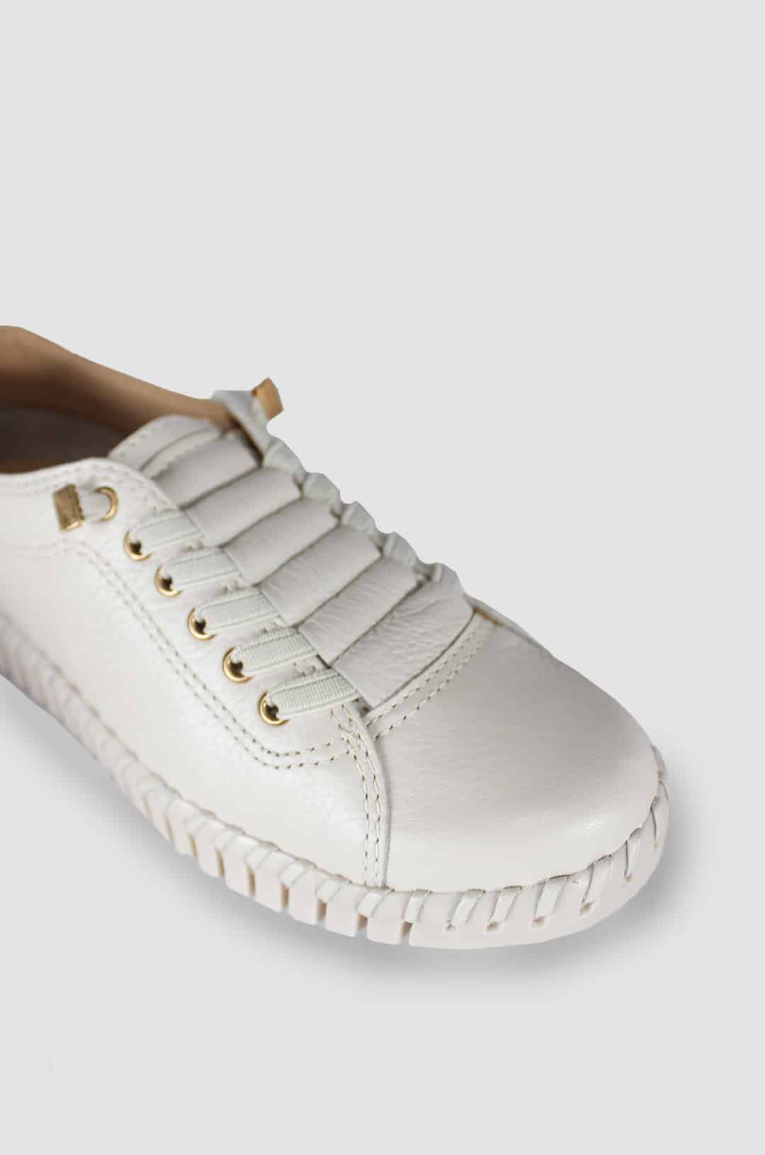 ZAPATOS PARA MUJER JESSIA CUERO BLANCO