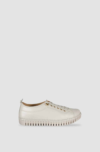 ZAPATOS PARA MUJER JESSIA CUERO BLANCO