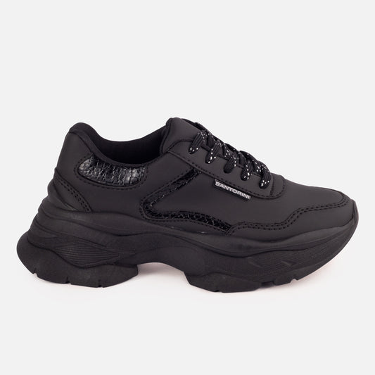 TENIS PARA MUJER ZETA NEGRO