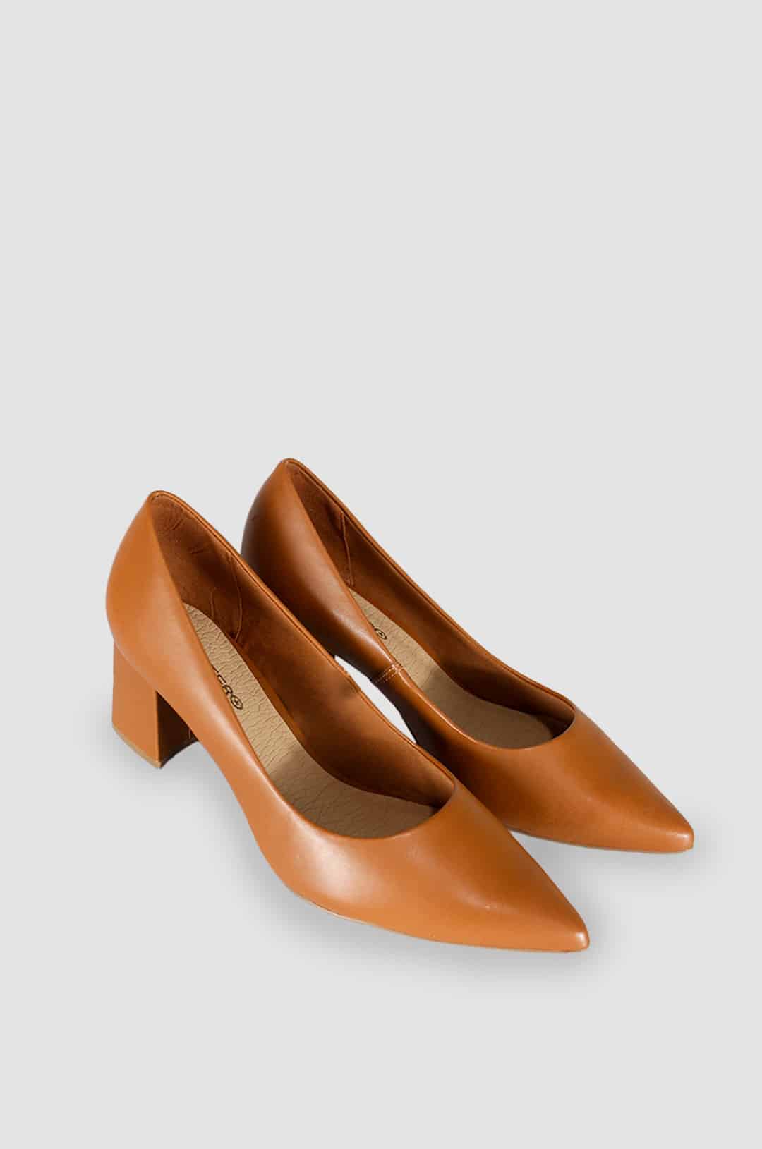 TACONES PARA MUJER LUJAN CUERO CAMEL