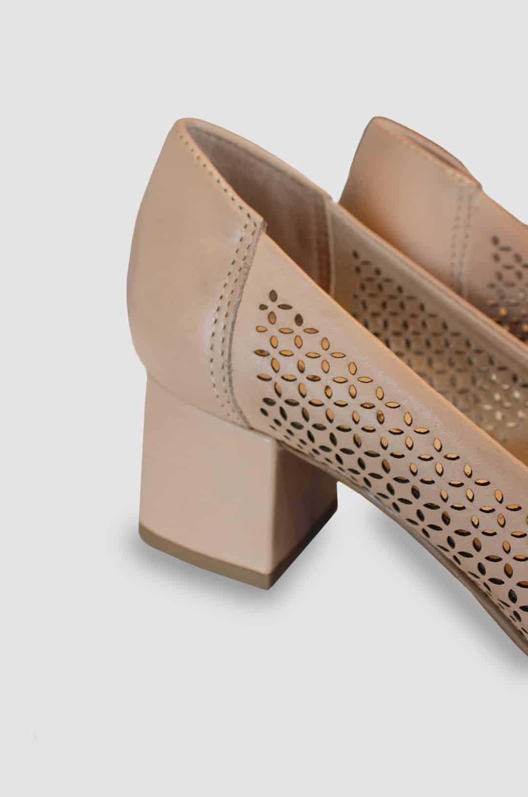 TACONES PARA MUJER MADISON CUERO NUDE