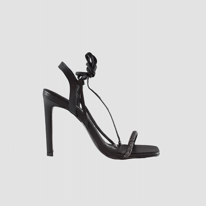SANDALIAS PARA MUJER BOERA CUERO NEGRO