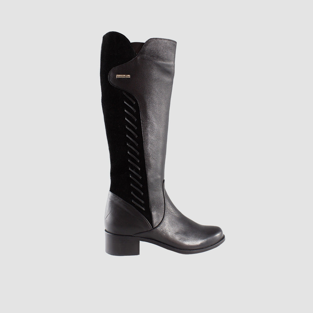 BOTAS PARA MUJER MILU CUERO NEGRO