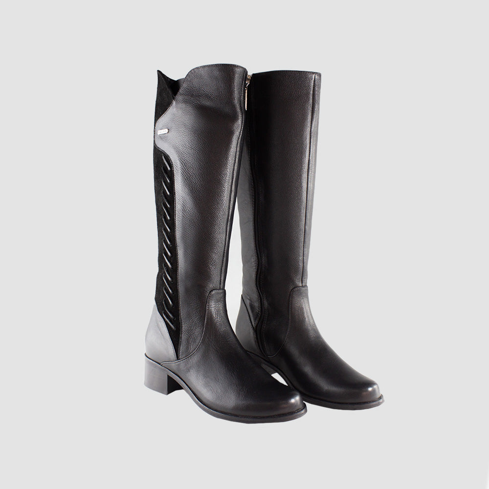 BOTAS PARA MUJER MILU CUERO NEGRO