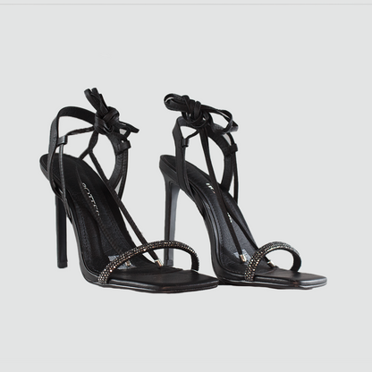 SANDALIAS PARA MUJER BOERA CUERO NEGRO