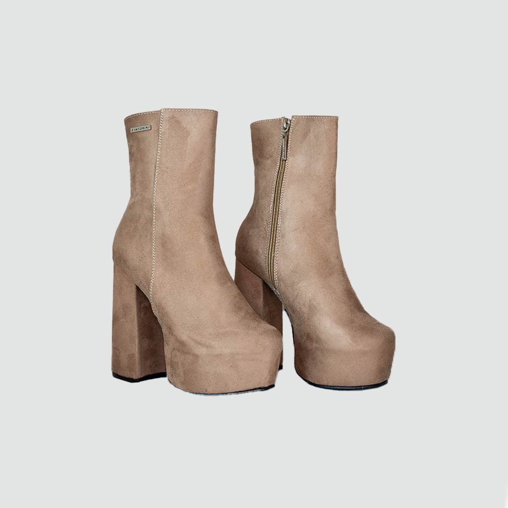 BOTINES PARA MUJER NICARA BEIGE