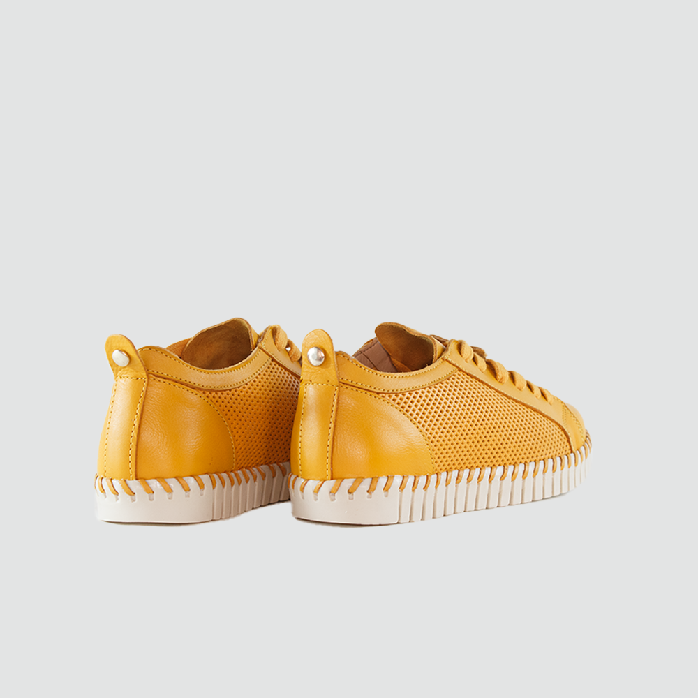 ZAPATOS PARA MUJER NICOLE CUERO MOSTAZA