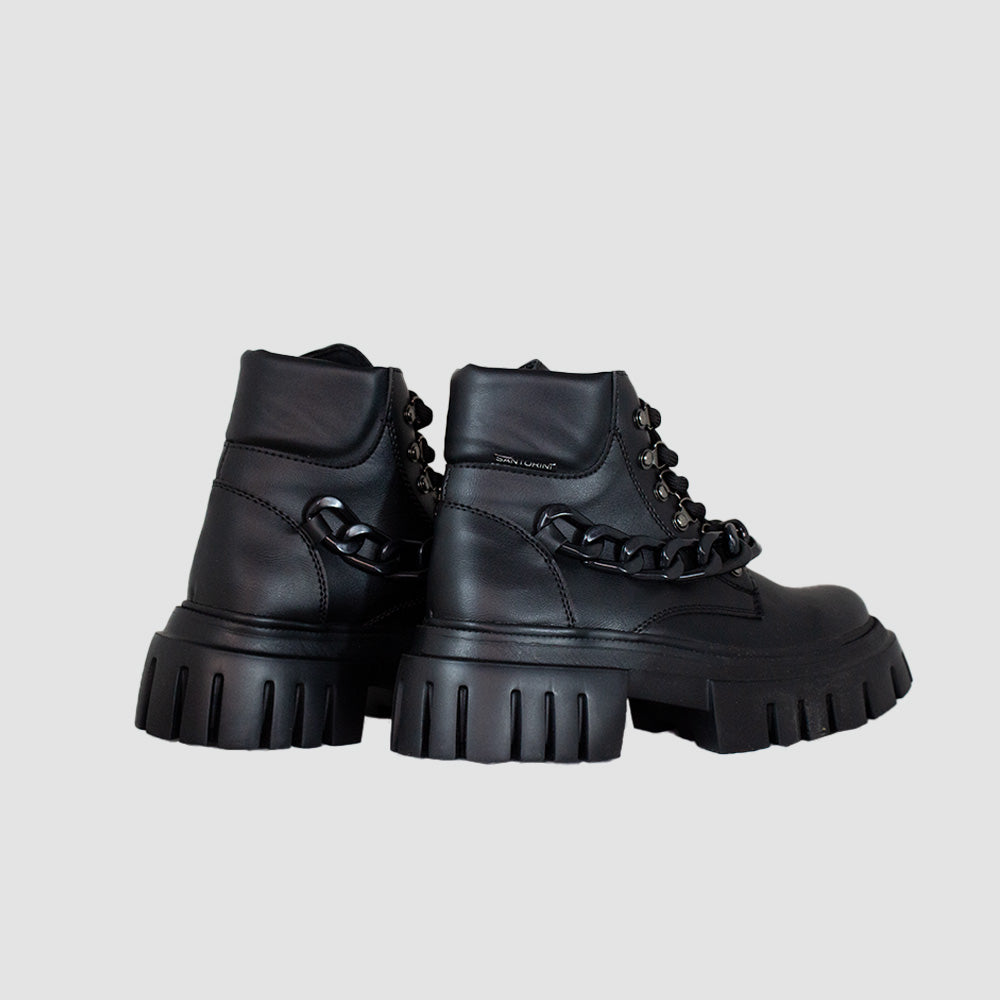 BOTINES PARA MUJER STRING NEGRO