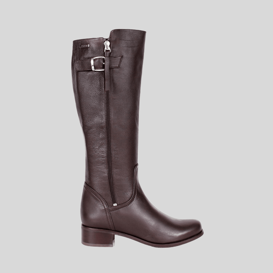 BOTAS PARA MUJER HIEDRA CUERO CAFE